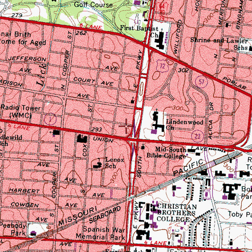Topographic Map of Believers Choice Life Center, TN