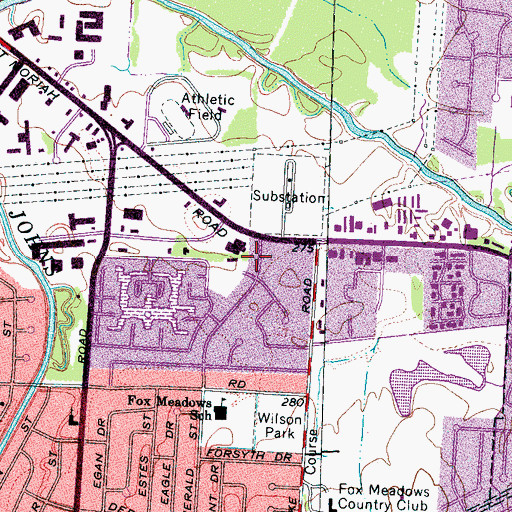 Topographic Map of Childrens Discovery Learning Center, TN