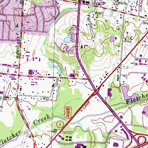 Topographic Map of Childrens World Learning Center, TN