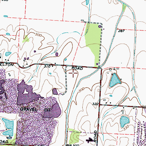 Topographic Map of Crosswind Elementary School, TN