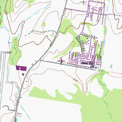 Topographic Map of Faith Heritage Christian Academy, TN