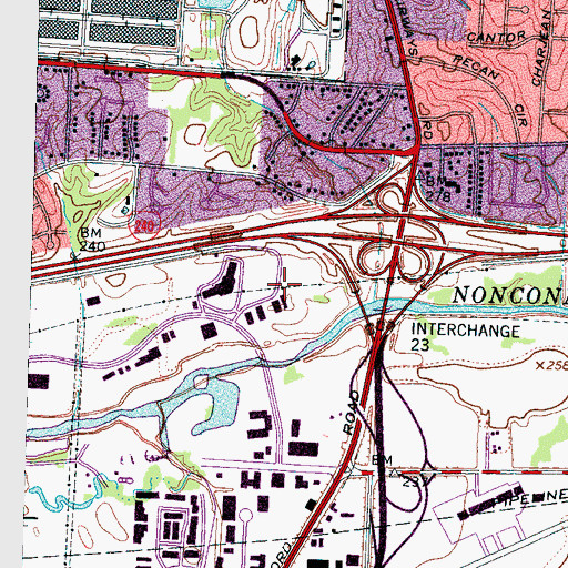 Topographic Map of Green Tree Child Care Center, TN