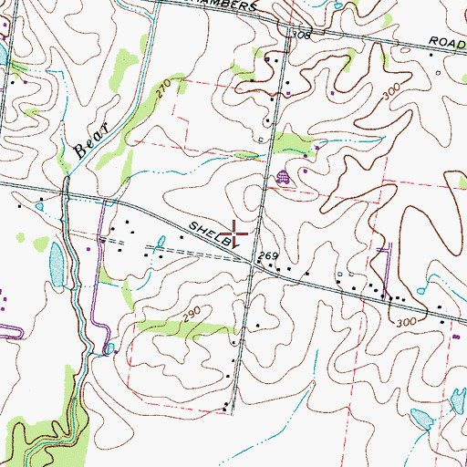 Topographic Map of Lighthouse Christian Academy, TN