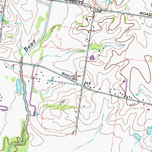 Topographic Map of Lighthouse Christian Academy, TN