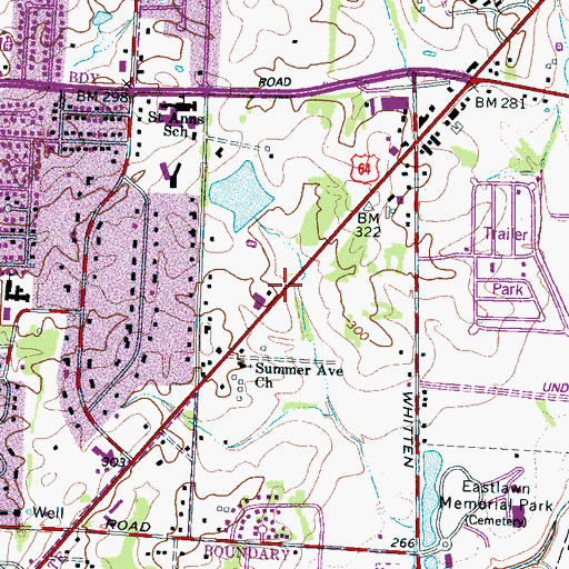 Topographic Map of Play Care Learning Center, TN