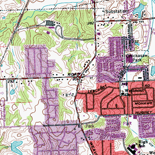 Topographic Map of New Bethel Church and Outreach Ministry, TN