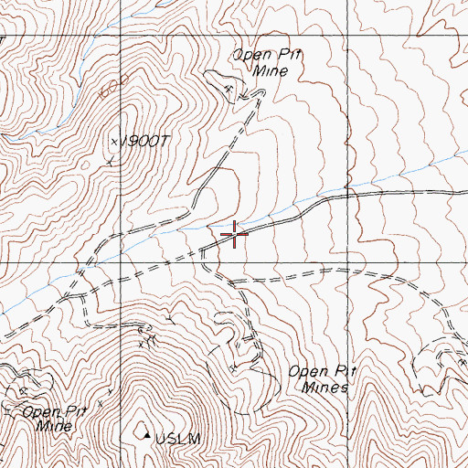 Topographic Map of Galena Canyon, CA