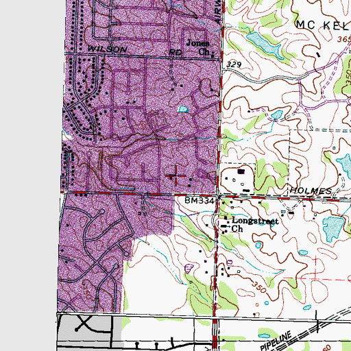 Topographic Map of Shabach Christian Fellowship Centre, TN