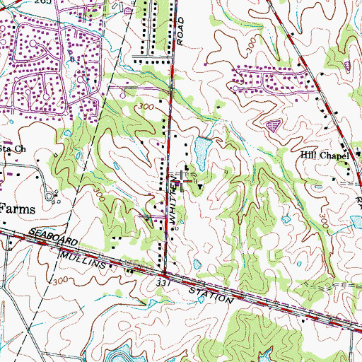 Topographic Map of Spirit Life Worship Center, TN