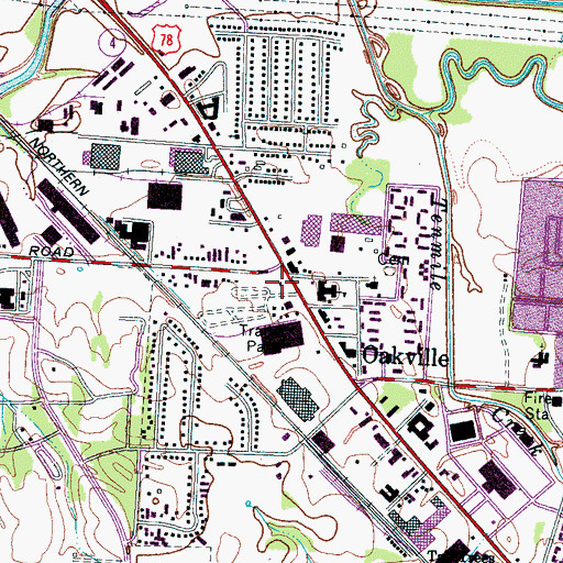 Topographic Map of Temple of Joy Deliverance Center, TN