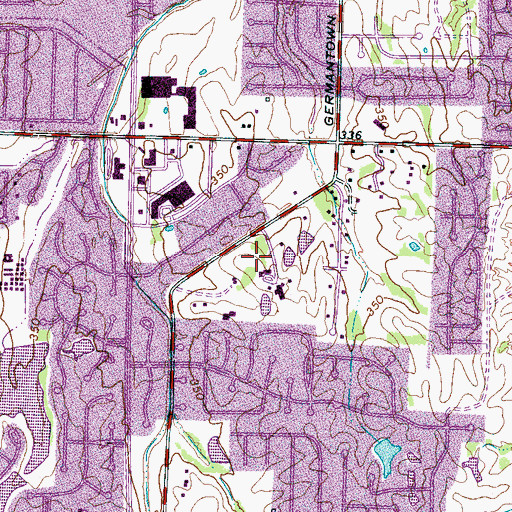 Topographic Map of The Pentecostal Church, TN