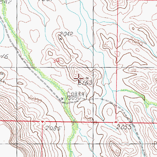 Topographic Map of Sauceda Mountains, AZ