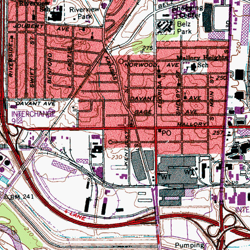 Topographic Map of Union Grove Holiness Church, TN