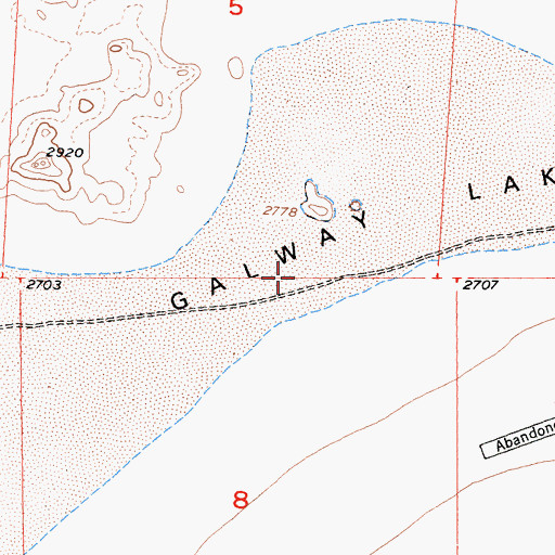 Topographic Map of Galway Lake, CA