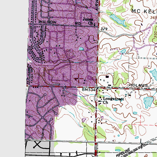 Topographic Map of World Overcomers Outreach Ministries Church, TN