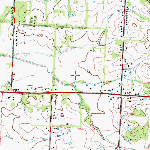 Topographic Map of Corporate Park East, TN