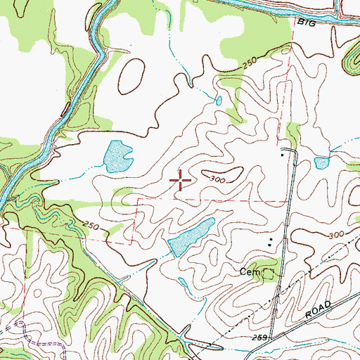 Topographic Map of Millington Sewage Treatment Plant, TN