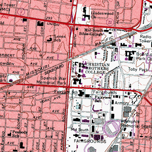 Topographic Map of Boshwit Courtyard, TN