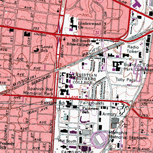Topographic Map of Nolan Field, TN