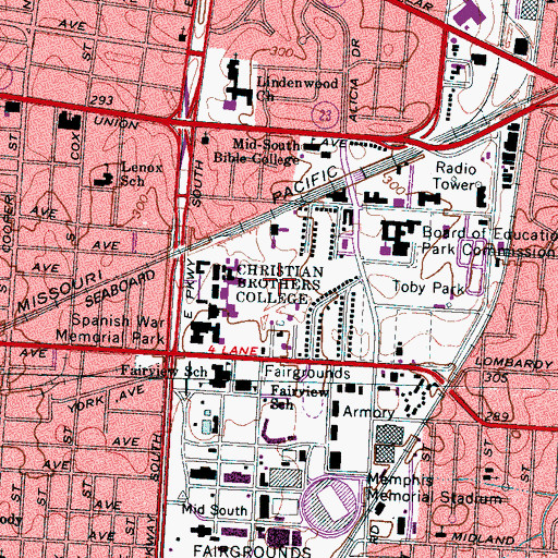 Topographic Map of Signalgo Field, TN