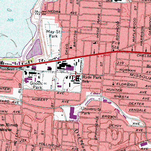Topographic Map of Binghamton Post Office, TN