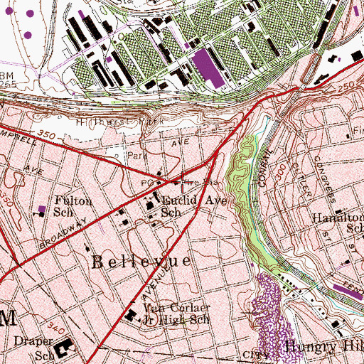 Topographic Map of Schenectady Hose Company Number 8, NY