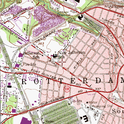Topographic Map of Our Lady of the Assumption Roman Catholic Church, NY