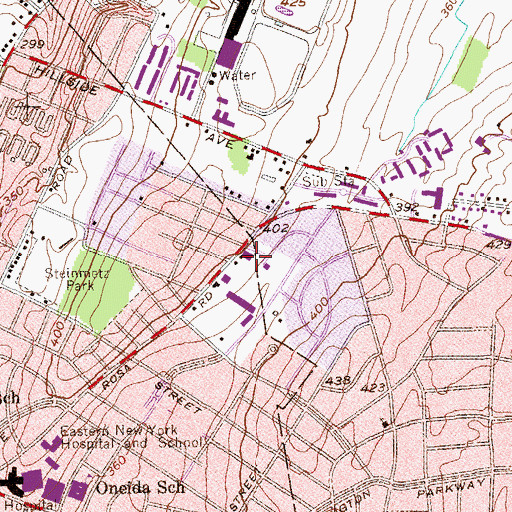 Topographic Map of Our Lady of Fatima Roman Catholic Church, NY