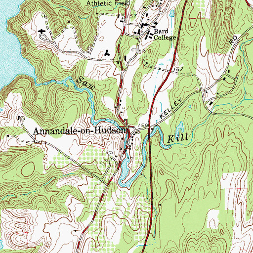 Topographic Map of Shafer House, NY