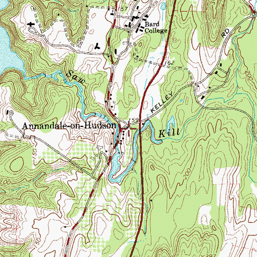 Topographic Map of Briggs House, NY