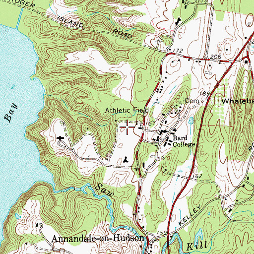 Topographic Map of Fisher Annex, NY