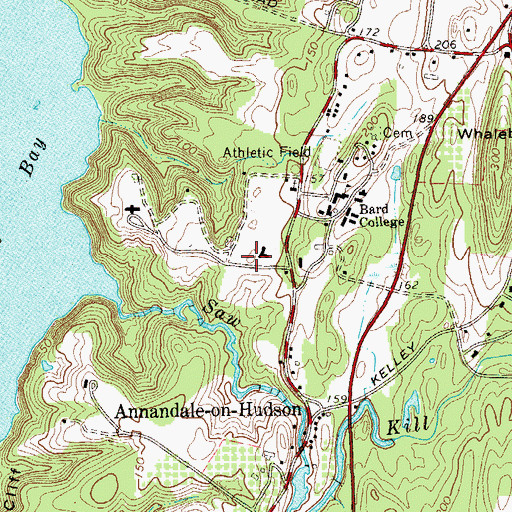 Topographic Map of Alumni Houses, NY