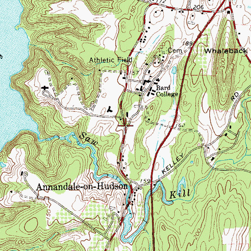 Topographic Map of Gahagan House, NY