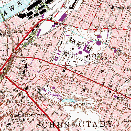 Topographic Map of Payne Gate, NY