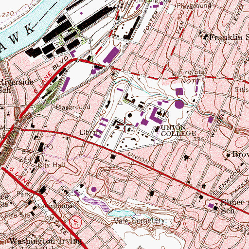 Topographic Map of Mrs. Perkin's Garden, NY