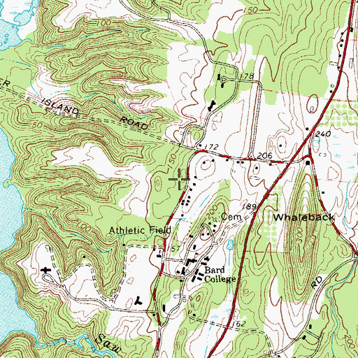 Topographic Map of Village Dormitories, NY