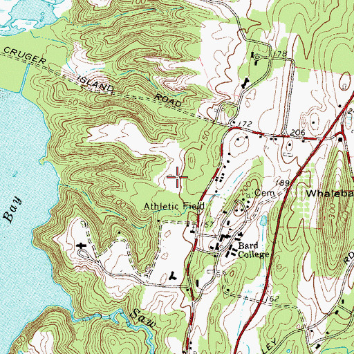 Topographic Map of Lorenzo Ferrari Soccer Complex, NY