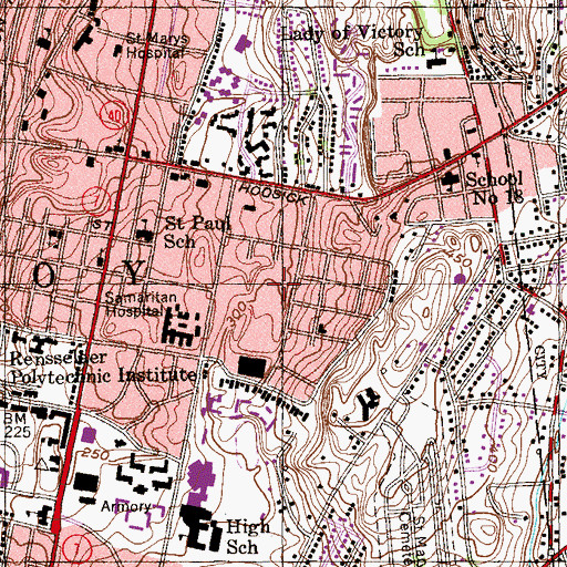 Topographic Map of Lower Renwyck Field, NY