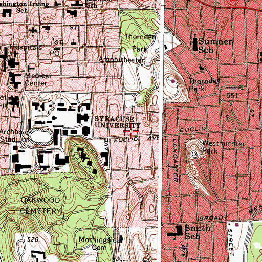 Topographic Map of Haft Hall, NY