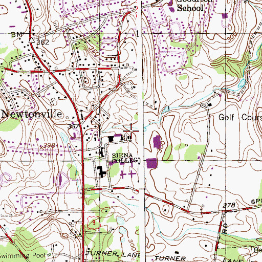 Topographic Map of Morrell Science Center, NY