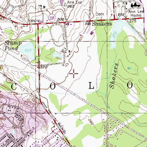 Topographic Map of Christian Brothers Academy, NY