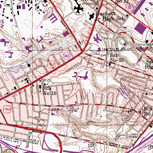 Topographic Map of Cardinal McCloskey Convent, NY