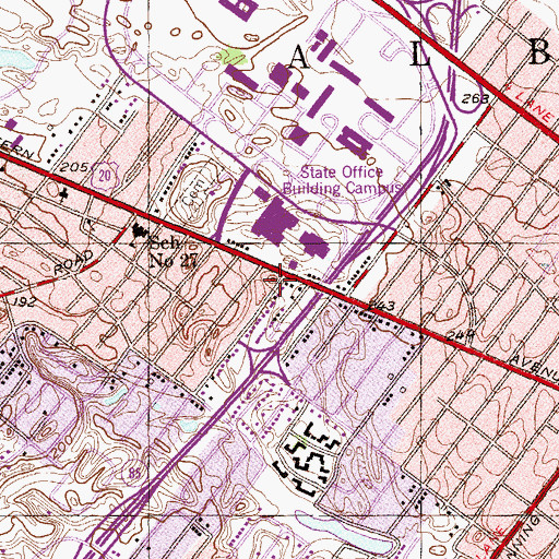 Topographic Map of New Covenant Presbyterian Church, NY