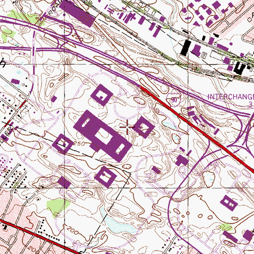 Topographic Map of University Hall, NY