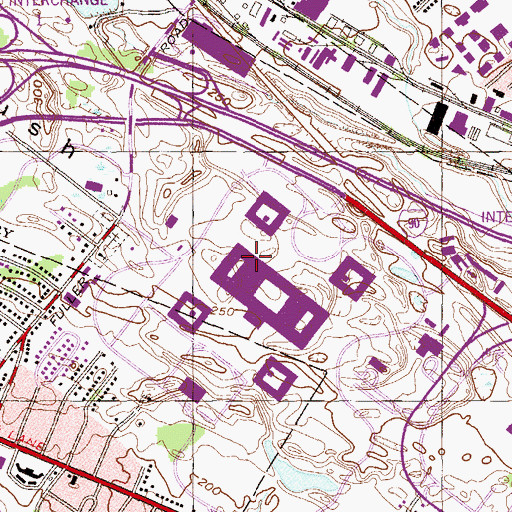 Topographic Map of Lewis Mumford Center for Urban and Regional Research, NY