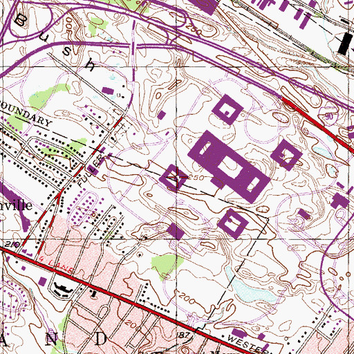 Topographic Map of Dutch Quadrangle, NY