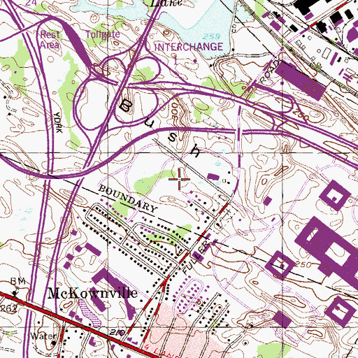 Topographic Map of Freedom Quadrangle, NY