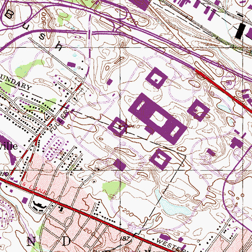Topographic Map of Stuyvesant Tower, NY
