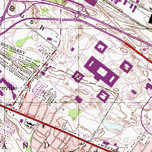Topographic Map of Van Rensselaer Hall, NY