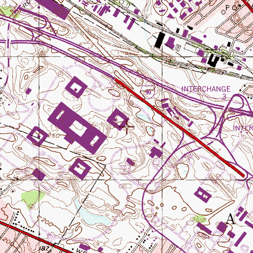 Topographic Map of Cooper Hall, NY